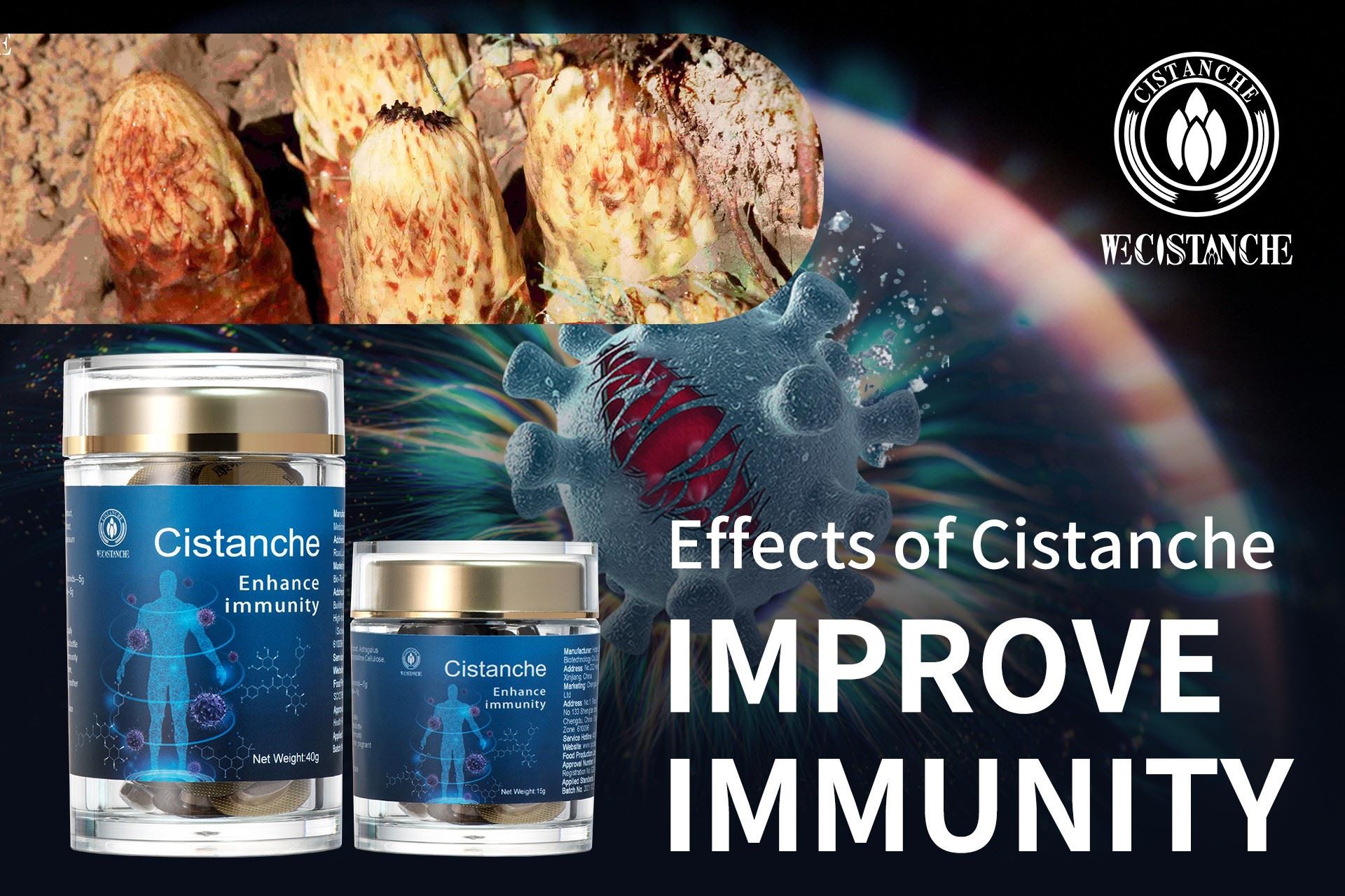 supplement to improve immunity of Cistanche 