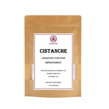 Cistanche Nahrungsergänzungsmittel, Verbesserung der kognitiven Funktion, Phenylethanoidglykoside 75 Prozent, Echinakosid 30 Prozent, Acteosid 12 Prozent